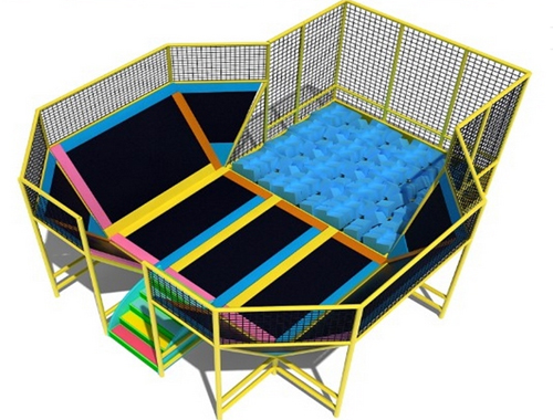 trampolines with net 